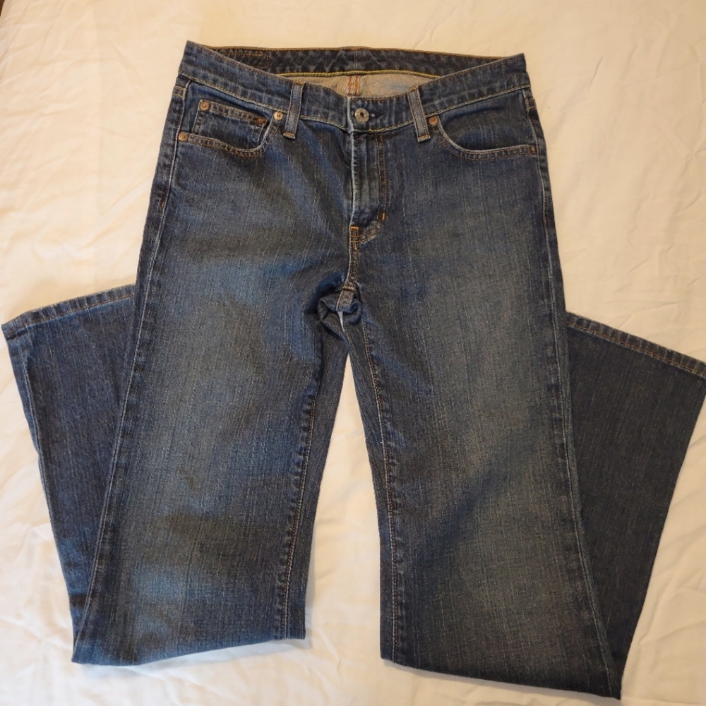 Ralph Lauren Polo Jeans Stretch Kelly Dark Blue Jeans 6×32